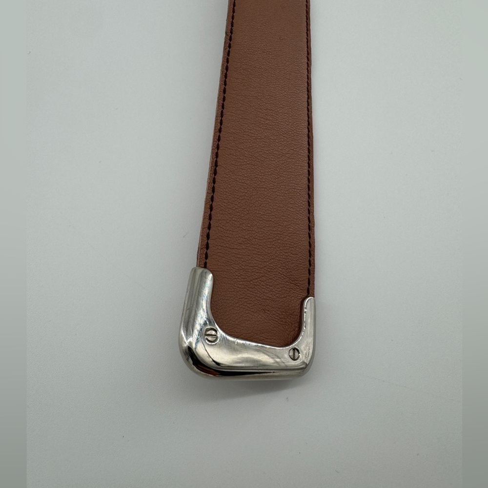 PRADA Suede Leather Blush Belt Size 80/32 1C 5379 Women Made In Italy - Picture 14 of 14